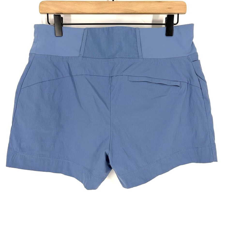 Athleta Trekkie North Shorts Size 10 Womens Blue Hiking Trail Stretch Gorpcore - Picture 4 of 8
